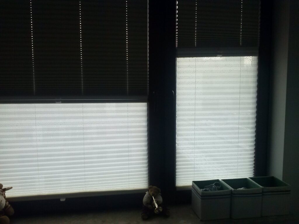 Żaluzje plisowane dzień/noc